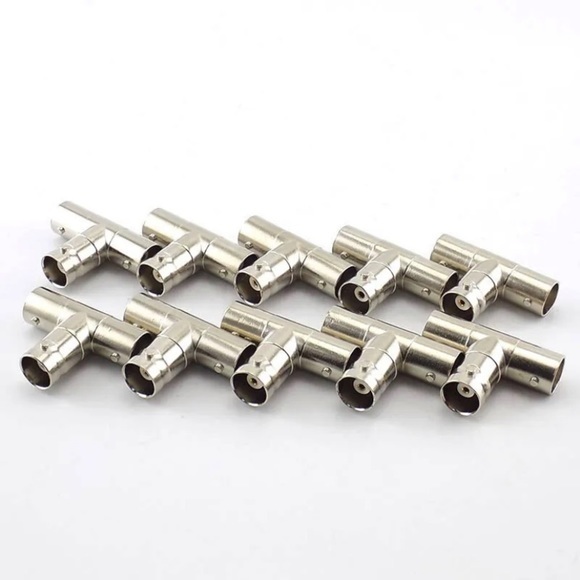 BNC 1 To 2 Female Splitter Connector Plug Adapter Coupler For CCTV - Picture 4 of 5